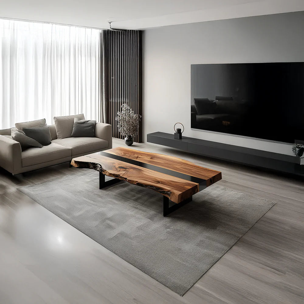 Rustic Coffee Table Living Space