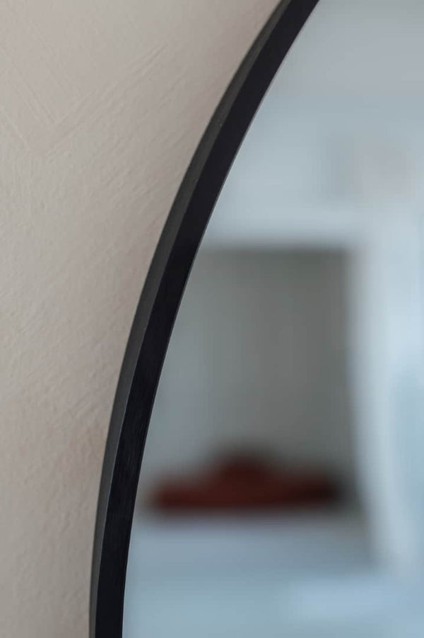 Maj Miroir en arche 215×110 cm – Noir
