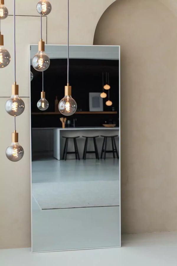 MIROIR FINN Rectangulaire | 180 cm x 80 cm – Mat Blanc