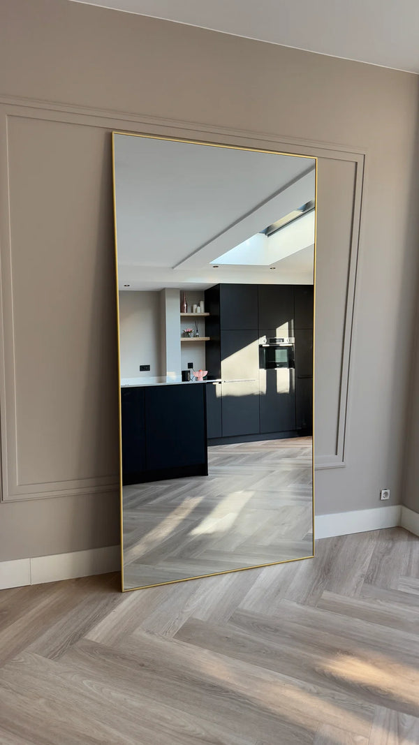 MIROIR AURA Or | 200 cm x 100 cm – Loft Mirror