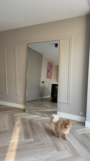 MIROIR AURA Or | 200 cm x 100 cm – Loft Mirror
