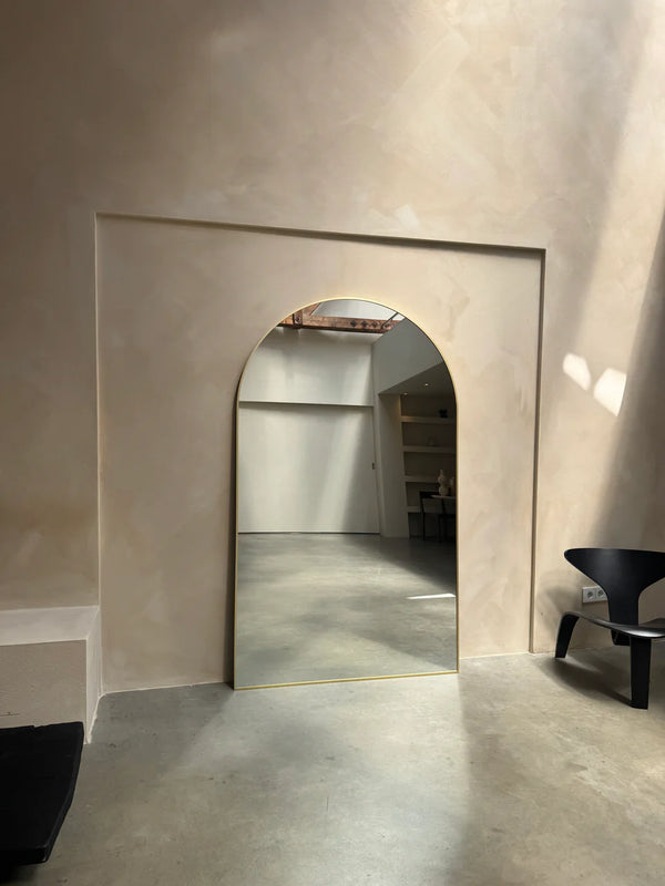 MIROIR MEGA GROTE MOON | 200 cm x 120 cm Or