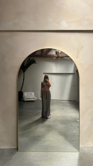 MIROIR MEGA GROTE MOON | 200 cm x 120 cm Or