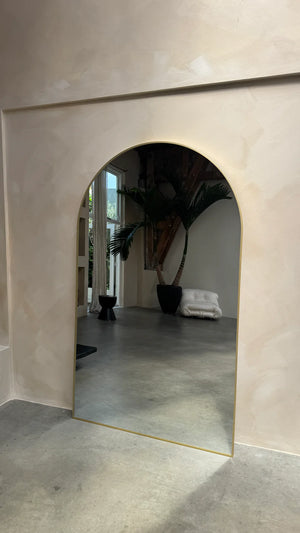 MIROIR MEGA GROTE MOON | 200 cm x 120 cm Or