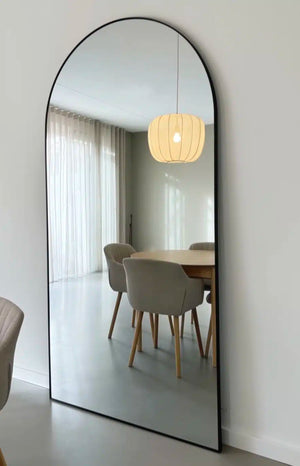 Maj Miroir en arche 215×110 cm – Noir