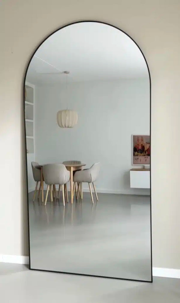 Maj Miroir en arche 215×110 cm – Noir