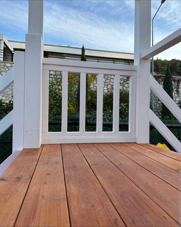 No 11 - The Rooftop Retreat Playset – Open-Air Tower with Dual Swings & Slide | 6x6 ft Platform | Modern Design | Perfect for Patios & Rooftops