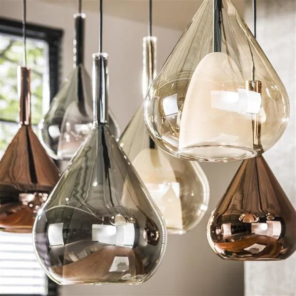 Velura Suspension industrielle à 7 lampes