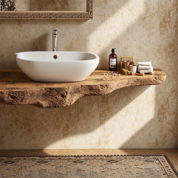 Wooden Floating Bathroom Vanity SILDTBRV089