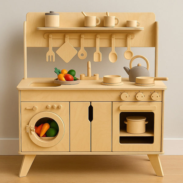No 2 - Wooden Kitchen Set