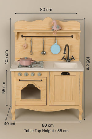 No 1 - Wooden Kitchen Set With Tools