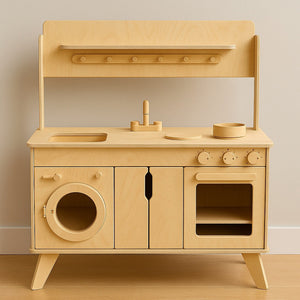 No 2 - Wooden Kitchen Set