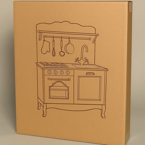 No 1 - Wooden Kitchen Set With Tools