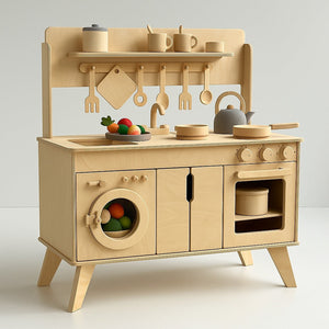 No 2 - Wooden Kitchen Set