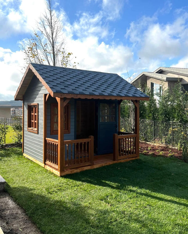 No 1 - Handcrafted Multi-Use Wooden Playhouse | Hobby & Kids' House | Eco-Friendly | Easy Assembly & Long-Lasting