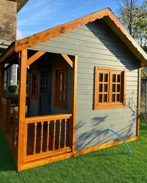 No 1 - Handcrafted Multi-Use Wooden Playhouse | Hobby & Kids' House | Eco-Friendly | Easy Assembly & Long-Lasting