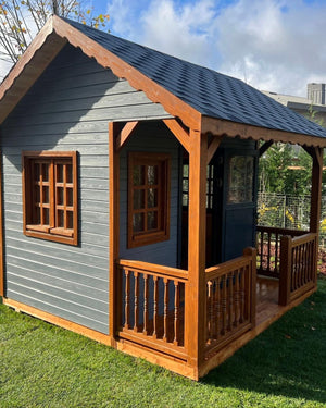 No 1 - Handcrafted Multi-Use Wooden Playhouse | Hobby & Kids' House | Eco-Friendly | Easy Assembly & Long-Lasting