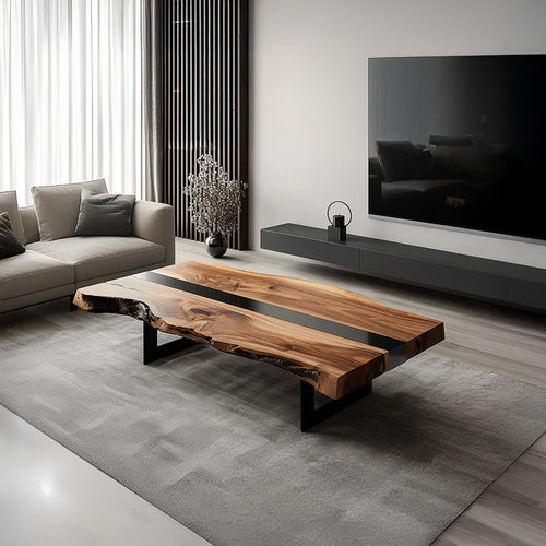 Rustic Coffee Table Living Space