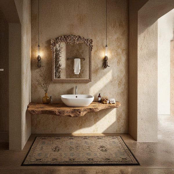 Wooden Floating Bathroom Vanity SILDTBRV089